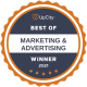 UpCity top ad agency award 2021